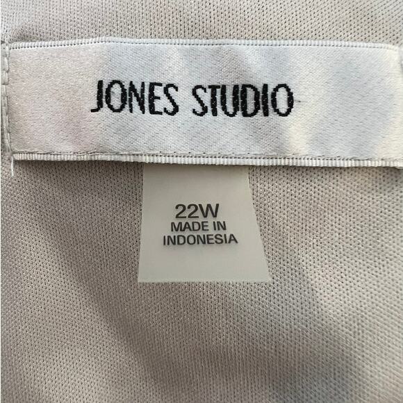 Jones Studio Women's Maxi Dress in Faux Patchwork Print in Pink Green Size 22W - Picture 6 of 8